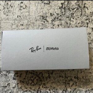 New Ray-Ban Meta Wayfarer Large Shiny Black Glasses RW 4008